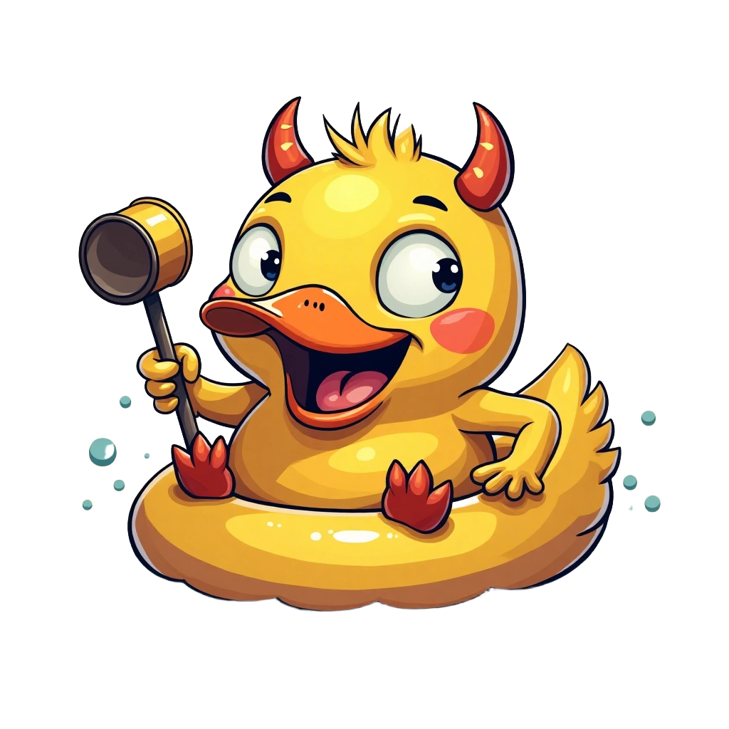 Happy Devil Duck